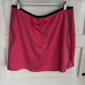 Izod Pink Mini Skirt with Black Accents